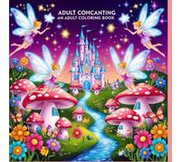 Adult Cohcanting An Adult Coloring Book: Fairytale Designs of Enchanting Fairies, Magical Houses, and Fantasy Castles for Mindfulness and Relaxation