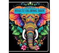 Adult coloring book, "Calm & Color: A Mindful Adult Coloring Book for Stress Relief and Relaxation"