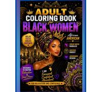 Adult Coloring Book for Black Women: African American Urban Queen Mandalas, Success Mindset & Abundance Designs for Relaxation and Confidence