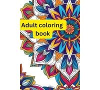 Adult coloring book for relaxation: Mandela and animal