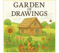 Adult Coloring Book - Garden of Drawing: A Relaxing Adult Coloring Book with Gardens, Cottages, and Nature Scenes