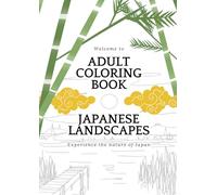 Adult coloring book: Japanese landscapes