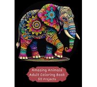 Adult Coloring Book - Mandala Animal Designs