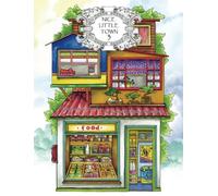 Adult Coloring Book: Nice Little Town: Volume 3