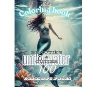 Adult Coloring Book Underwater Beauties and Cuties