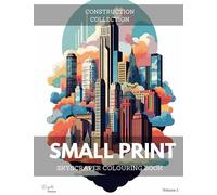 Adult Colouring Book for Adults SKYSCRAPER - Construction Collection: Small Print |For Stress Relief and Relaxation | Therapeutic Book | With 15+ ... Landscape: SKYSCRAPER, Colouring Book - Vol 1
