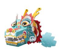 Adult Dragon Box Costume - Wearable Cardboard Dragon Toy | 3D DIY Traditional Dragonn Clothing Box Costume, Creative Kids Playset, Durable Cardboard Toy For Boys, Girls, and Adults