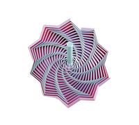 Adult Fidget Toy - Quiet Hexagon Handheld Toy, 3D Printed Expanded Stress Relief and Relaxation Toys For Home, Travel, Or Office, Focus and Concentration Accessory, Work Study Relaxation Use