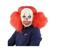 Adult Halloween Evil Circus Clown Mask Fancy Dress Scary Horror Cosplay Costume