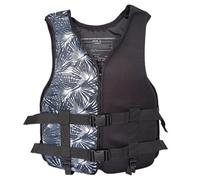 Adult High Buoyancy Float Jacket Adjustable Belt Kayaking Sailing Fishing Paddle Water Sports Swimming Boating Surfing Canoeing Rafting Outdoor Safety Gear Neoprene Flotation Aid(Black,XS)