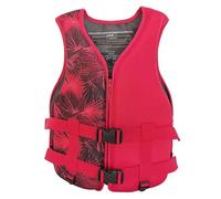 Adult High Buoyancy Float Jacket Adjustable Safety Strap Fishing Sailing Surfing Boating Kayaking Swimming Canoeing Rafting Water Sports Outdoor Safety Gear Neoprene Flotation Aid(Red,M)