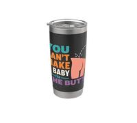 Adult Humor - You Can't Make A Baby In The Butt Vaso térmico de acero inoxidable de doble pared