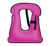 Adult Inflatable Surfing Vest, Portable High Buoyancy Safety Equipment for Kayaking, Paddle Boarding, Swimming, Water Sports, Adjustable Comfortable Flotation Gear for Men Women(Pink)