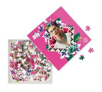 Adult Jigsaw Puzzle Frida Kahlo Pink: 1000-Piece Jigsaw Puzzles