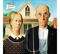 Adult Jigsaw Puzzle Grant Wood: American Gothic: 1000-Piece Jigsaw Puzzles