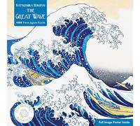 Adult Jigsaw Puzzle Hokusai: The Great Wave: 1000-piece Jigsaw Puzzles