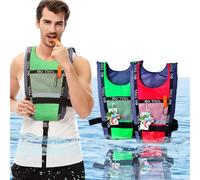 Adult Kayaking Vest Solid Durable Safety Buoyancy Aid for Water Sports Including Surfing, Kayaking, Swimming, Boating, Paddleboarding, Canoeing, Rafting, Fishing Outdoor Adventures(Green)