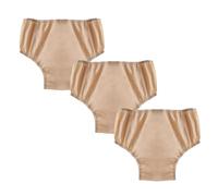 Adult Leakproof Underwear for Incontinence, Washable Low Noise Reusable Adult Diaper Cover, Plastic Pants Cover Unisex(Complexion,X-Large)