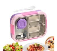 Adult Lunch Box - 720ml Airtight Portable Stainless Steel with Sauce