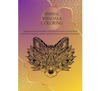 Adult Mandala colouring book: Animal Mandala colouring