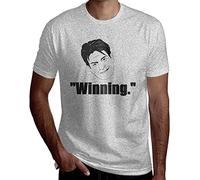 Adult Men's Charlie Sheen Quote Combed Short-Sleeve T-Tshirts Camisetas y Tops Printing tee (Small)