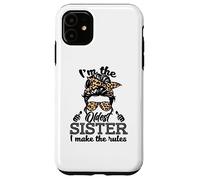 Adult Messy Bun I Make The Rules Oldest 3 Sisters Siblings Carcasa para iPhone 11