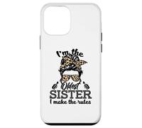 Adult Messy Bun I Make The Rules Oldest 3 Sisters Siblings Carcasa para iPhone 12 Mini