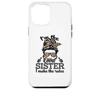 Adult Messy Bun I Make The Rules Oldest 3 Sisters Siblings Carcasa para iPhone 12 Pro MAX
