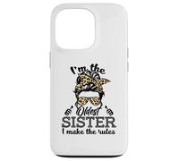 Adult Messy Bun I Make The Rules Oldest 3 Sisters Siblings Carcasa para iPhone 13 Pro