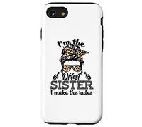 Adult Messy Bun I Make The Rules Oldest 3 Sisters Siblings Carcasa para iPhone SE (2020) / 7/8