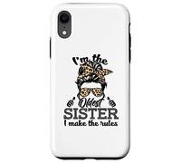 Adult Messy Bun I Make The Rules Oldest 3 Sisters Siblings Carcasa para iPhone XR