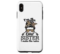 Adult Messy Bun I Make The Rules Oldest 3 Sisters Siblings Carcasa para iPhone XS MAX