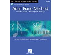 Adult piano method book 1 piano +enregistrements online: Us Version (Student Piano Library)