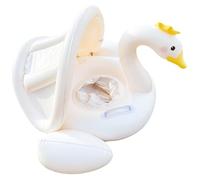 Adult Pool Float - Inflatable Canopy Swimming Ring, Underarm Support Structure, Sunshade Water Lounger | 33.86x38.58 In River Beach Raft For Family Party Outdoor Vacation Travel Backyard Swimming Tool