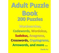 Adult Puzzle Book: 200 Puzzles