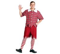 Adult Red Munchkin Fancy Dress Costume X-Large