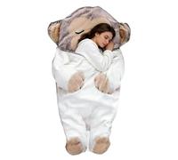 Adult Sleeping Bag - Plush Monkey Cute Camping Gear, Lightweight Travel Sleeping Bags Finish, 175x80cm Large Size + 500g Lightweight Build, Fabric & Velvet- For Men