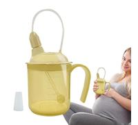 Adult Spill-Proof Cup, Âdult Straw Čüp Liquid Feeding For Bedridden Patients, Anti-Choking Střaw Čûp For Elderly Pregnant Postpartum Women, Safe Drinking Čup, 1 Čup