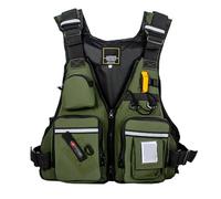 Adult Surfing Vest Adjustable High Buoyancy Safety Flotation Swim Surfing Vest for Men Women Kayaking Fishing Boating Swimming Paddle Boarding Water Sports Gear(Green)