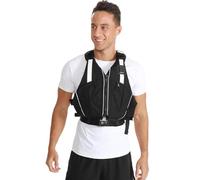 Adult Surfing Vest Adjustable Safety Floating Surfing Vest Buoyancy Aid for Water Sports Fishing Rafting Kayaking Boating Swimming Canoeing Sailing Outdoor Adventure Safety Gear(C,XXL)