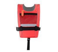 Adult Surfing Vest Neoprene Adjustable Buoyancy Aid Safety Swim Surfing Vest for Men Women Kayaking Fishing Boating Swimming Paddle Boarding Water Sports Activities Pro(Red)