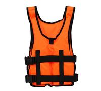 Adult Surfing Vest Neoprene Adjustable Buoyancy Aid Safety Swim Surfing Vest for Men Women Kayaking Fishing Boating Swimming Paddle Boarding Water Sports Activities Gear(Orange)