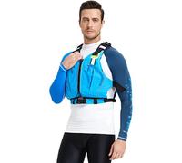 Adult Surfing Vest Neoprene High Buoyancy Adjustable Safety Swim Surfing Vest for Men Women Kayaking Fishing Boating Swimming Paddle Boarding Water Sports Activities(Blue,XXL)