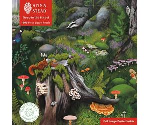 Adult Sustainable Jigsaw Puzzle Anna Stead: Deep in the Forest: 1000-Pieces. Ethical, Sustainable, Earth-Friendly (1000-piece Sustainable Jigsaws)