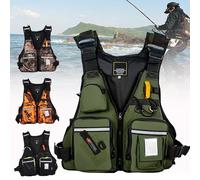 Adult Swimming Vest, Adjustable High Buoyancy Safety Floatation Vest with Multi-Pockets Lightweight for Fishing Paddle Boarding Kayaking Snorkeling Water Sports Men Women(Militarygreen)