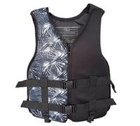 Adult Swimming Vest High Buoyancy, Adjustable Safety Breathable Swim Vest for Motorboat Water Rescue Kayaking Boating Fishing Paddle Boarding Men Women Outdoor Water Sports(Black,XL)