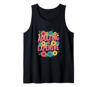 Adultar es Caro - Caos Divertido relacionable Camiseta sin Mangas