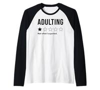 Adultar una Estrella no es lo Que esperaba no recomendaría Camiseta Manga Raglan