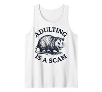 Adulting Is A Scam Camiseta sin Mangas