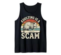 Adulting Is A Scam Camiseta sin Mangas